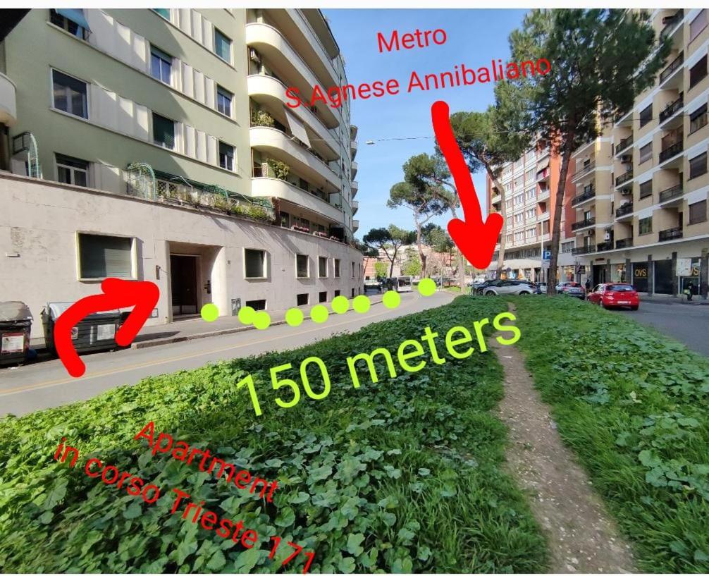 Al171 Tourist Rental Close Metro B1 - Sant'Agnese Annibaliano Roma Ngoại thất bức ảnh